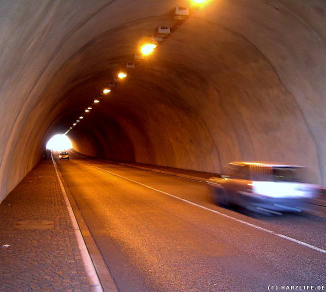 Der Tunnel an der Rappbodetalsperre